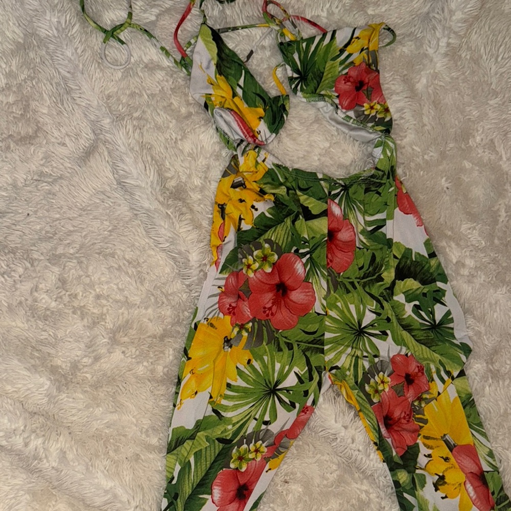 Tropical Floral Jumpsuit